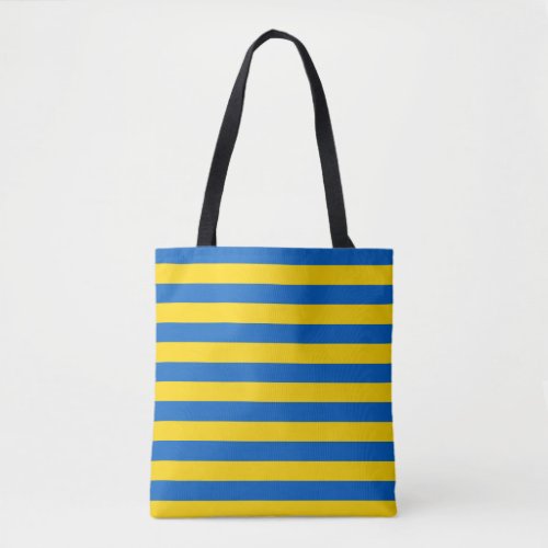 Ukrainian Flag Ukraine Striped Blue and Yellow Tote Bag