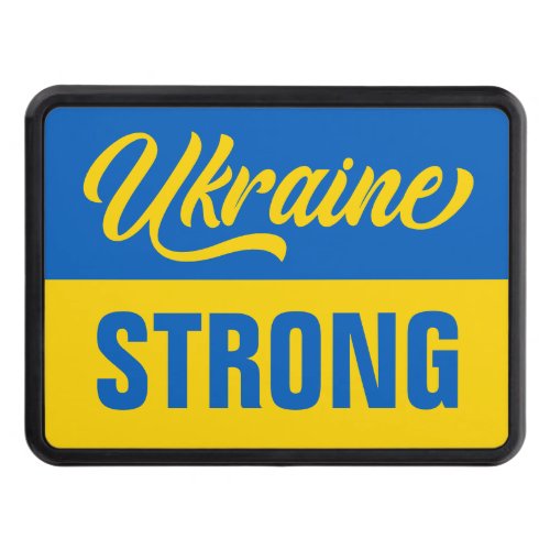 Ukrainian Flag Ukraine Strong Hitch Cover