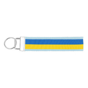 Ukrainian Flag (Ukraine)  Wrist Keychain