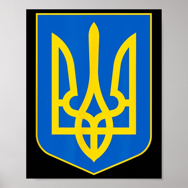 Ukrainian Flag Vintage Ukraine Flag 2  Poster (Front)