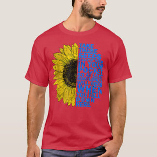 Ukrainian Flag Vintage Ukraine Flag Sunflower T-Sh T-Shirt