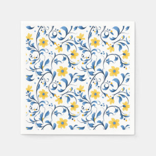 Ukrainian floral folk art motifs.  napkins