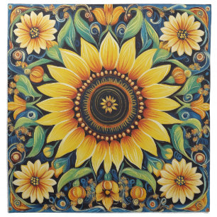 Ukrainian folk art cloth napkin