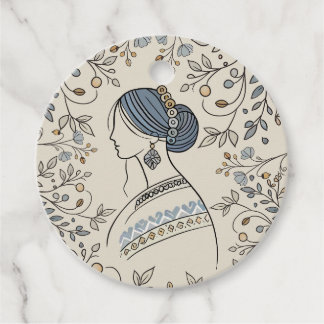 Ukrainian Folk Art Favor Tag