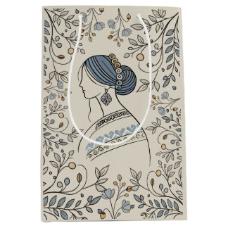 Ukrainian Folk Art Gift Bag