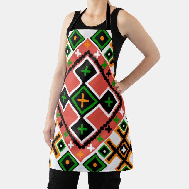 Ukrainian Folk Art Inspired Apron (Insitu)