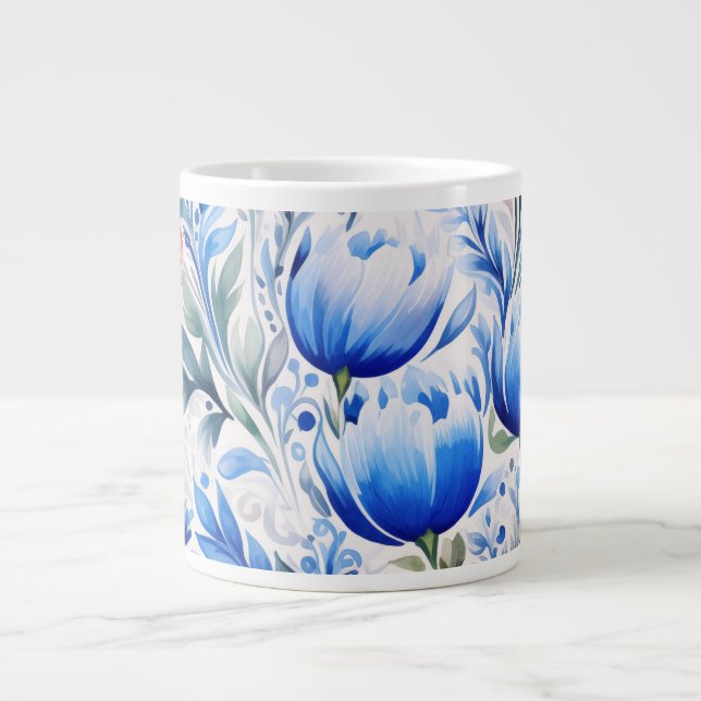 Ukrainian folk art X-Large Mug (Front)