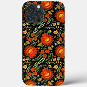 Ukrainian folk floral pattern. Ukrainian style iPhone 13 Pro Max Case