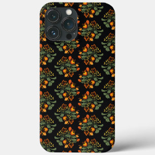 Ukrainian folk floral pattern. Ukrainian style iPhone 13 Pro Max Case