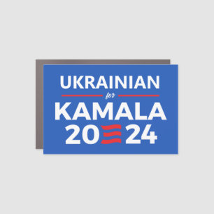 Ukrainian for Kamala Harris Car Magnet