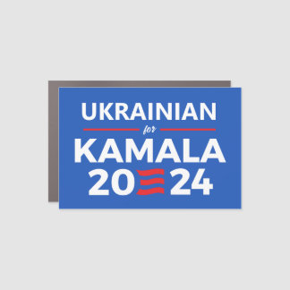 Ukrainian for Kamala Harris Car Magnet