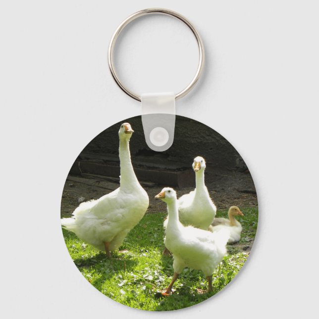 Ukrainian Geese Keychain (Front)