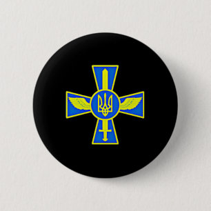 Ukrainian Ground Forces Emblem Ukraine Army Armed Button
