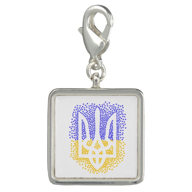 Ukrainian heraldry trident tryzub scattering stars charm (Front)