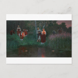 Ukrainian Kupala Night by Simon Kozhin Postcard