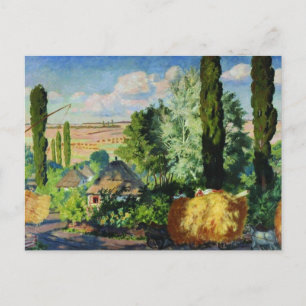 Ukrainian Landscape artwork Postcard