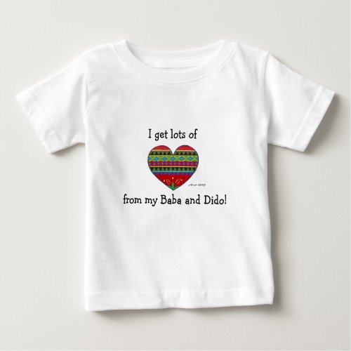 Ukrainian Love to Personalize Baby T_Shirt
