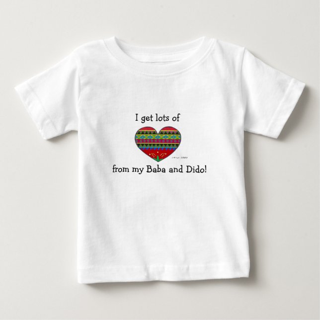 Ukrainian Love to Personalize Baby T-Shirt (Front)