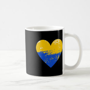 Ukrainian Lover Ukraine Heart Shirt Support Ukrain Coffee Mug