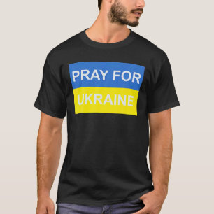 Ukrainian Lovers Ukraine Map Pray For Ukraine T-Shirt