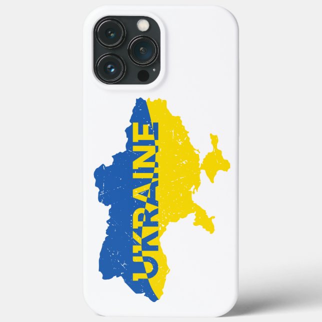 Ukrainian map. Ukrainian flag. Ukraine Case-Mate iPhone Case (Back)