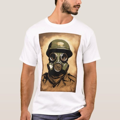 Ukrainian Military Tribute Unique Tattoo Sketch T_Shirt