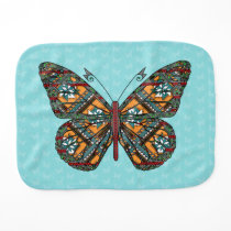 Ukrainian Monarch Burp Cloth Ukrainian Monarch Burp Cloth