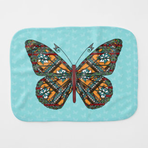 Ukrainian Monarch Burp Cloth