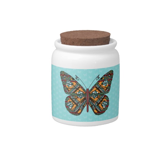 Ukrainian Monarch Candy Jar (Front)