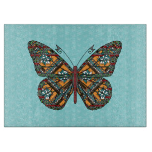 Ukrainian Monarch Glass Cutting Board