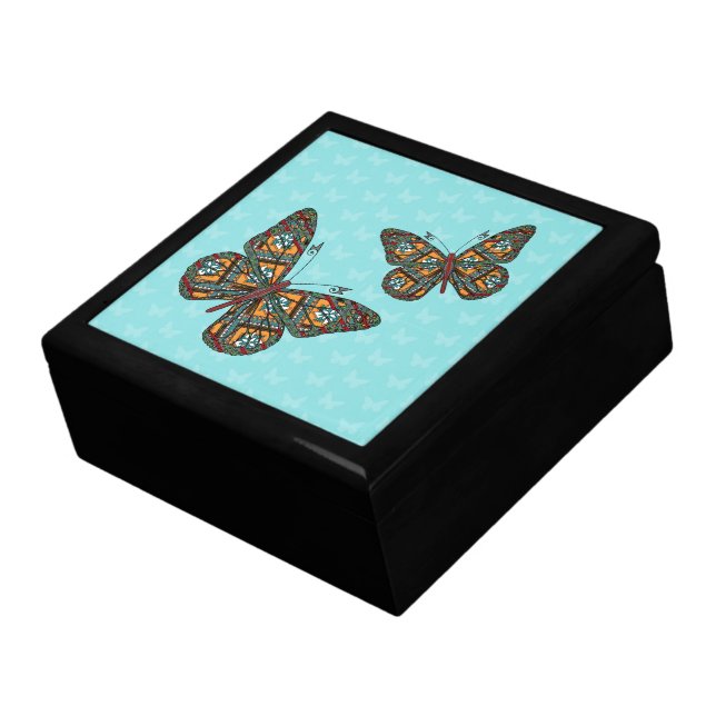 Ukrainian Monarch Tile Box (Side)