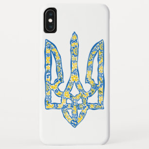 Ukrainian national emblem trident tryzub ethnical iPhone XS max case