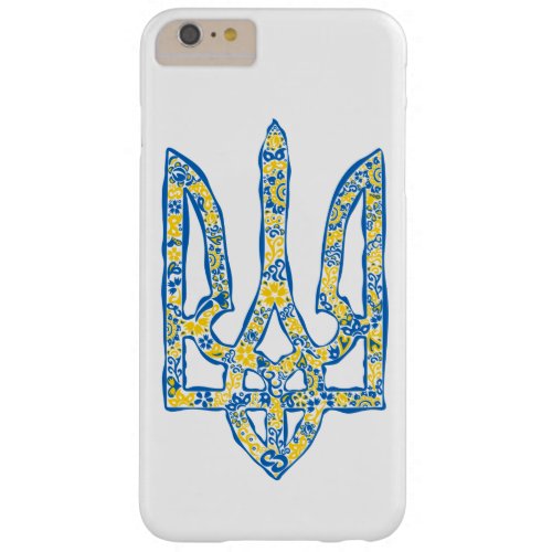 Ukrainian national emblem trident tryzub ethnical barely there iPhone 6 plus case