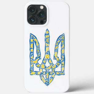 Ukrainian national emblem trident tryzub ethnical iPhone 13 pro max case