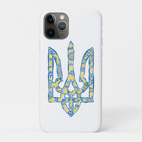 Ukrainian national emblem trident tryzub ethnical iPhone 11 pro case