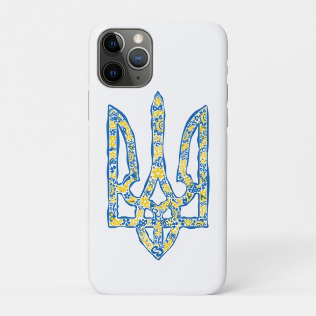 Ukrainian national emblem trident tryzub ethnical Case-Mate iPhone case (Back)
