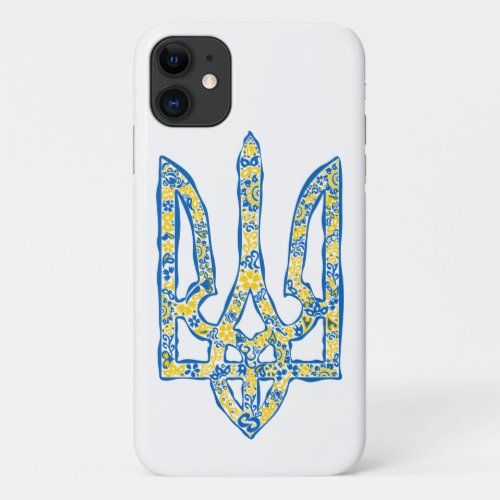Ukrainian national emblem trident tryzub ethnical iPhone 11 case