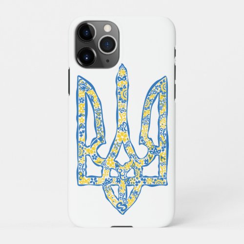 Ukrainian national emblem trident tryzub ethnical iPhone 11Pro case
