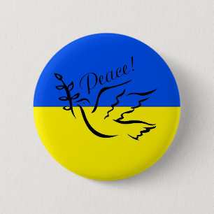 Ukrainian Peace Button