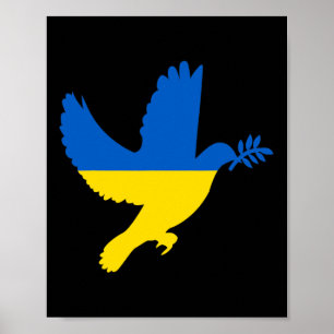 Ukrainian Peace Dove Poster