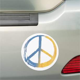 Ukrainian - PEACE Symbol Sign Ukraine Anti-War