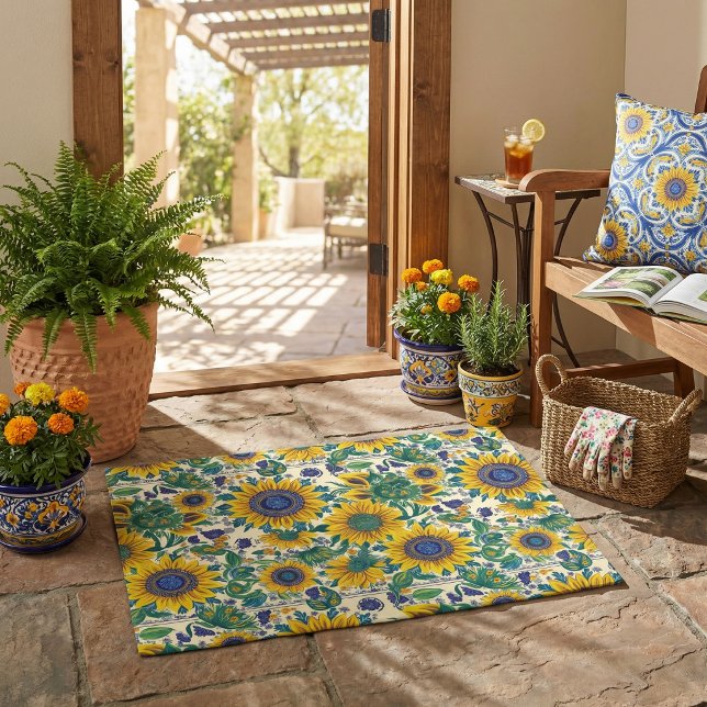 Ukrainian Petrikivka folk art pattern. Doormat (Creator Uploaded)