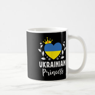 Ukrainian Princess Ukraine Flag Proud Ukrainian Gi Coffee Mug
