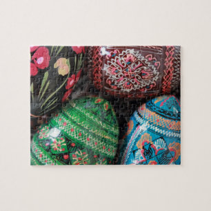 Ukrainian pysanky - easter eggs jigsaw puzzle