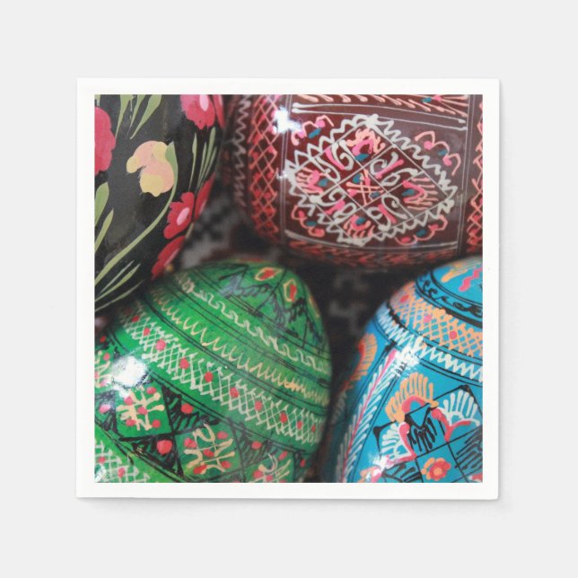 Ukrainian Pysanky Paper Napkins (Front)