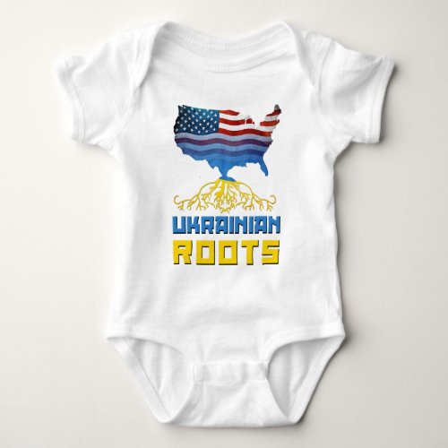 Ukrainian Roots Baby Bodysuit
