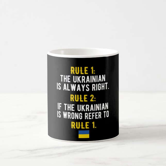 Ukrainian Roots Ukraine Flag Ukrainian Heritage Coffee Mug (Center)