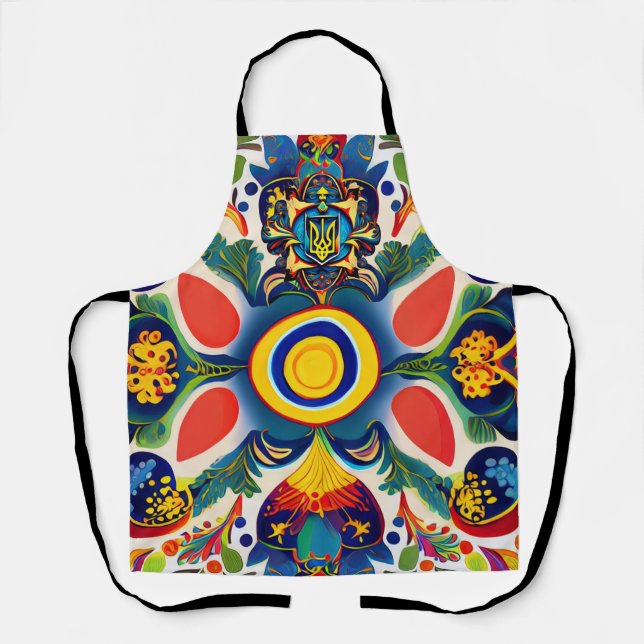 Ukrainian Samchykivka Art Ornament -  Apron (Front)
