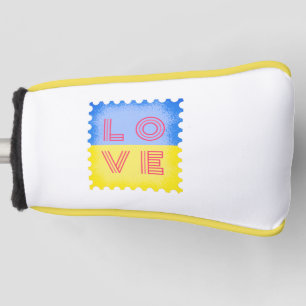 Ukrainian Stamp With Love Letter Golf Head Cover