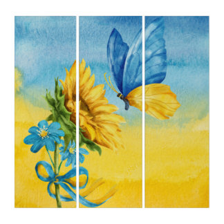 ukrainian sunflower art